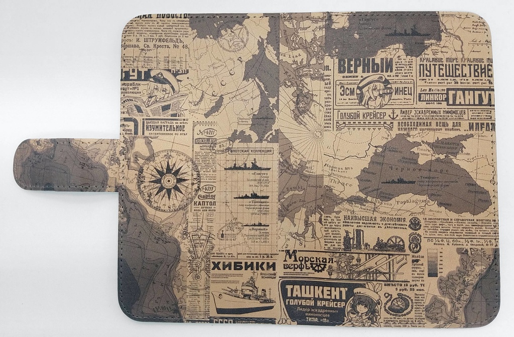 【ヴェールヌイ&ソ連艦娘】海図柄スマホケース