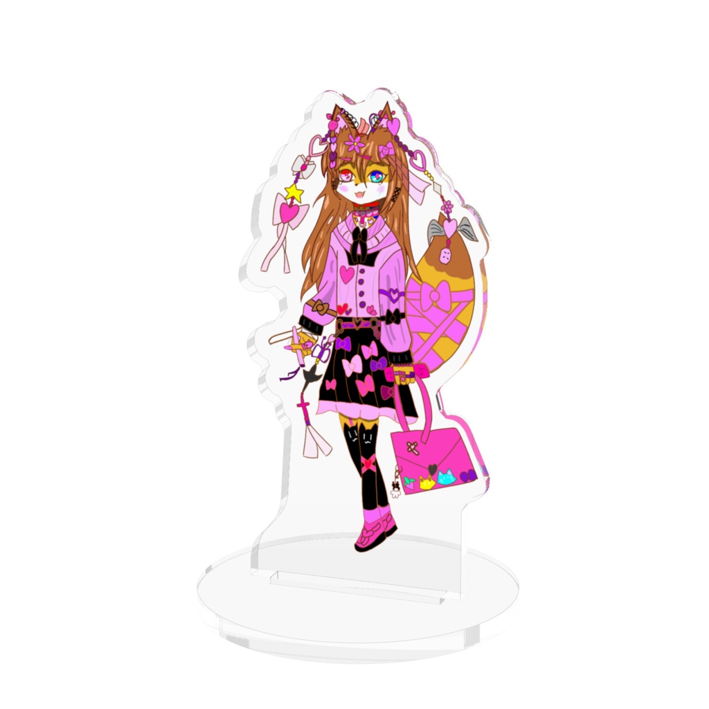 メンヘラメスケモキツネ深夜ちゃんのアクスタ(修正版) メンヘラメスケモキツネ深夜ちゃんのアクスタ(修正版)