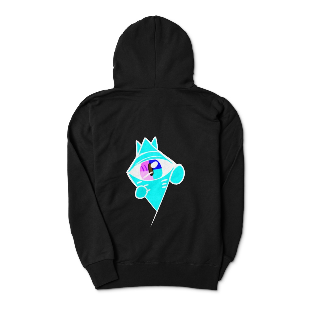 夏冬深夜ロゴ入りパーカー