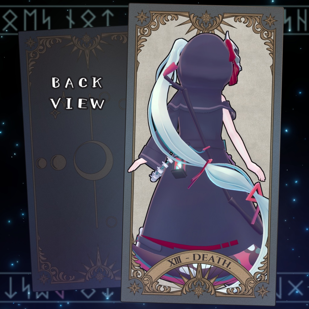 【オリジナル3Dモデル】魂を導く者『モル』