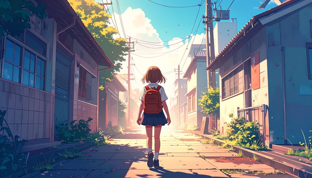 【フリーBGM】夕暮れの帰り道