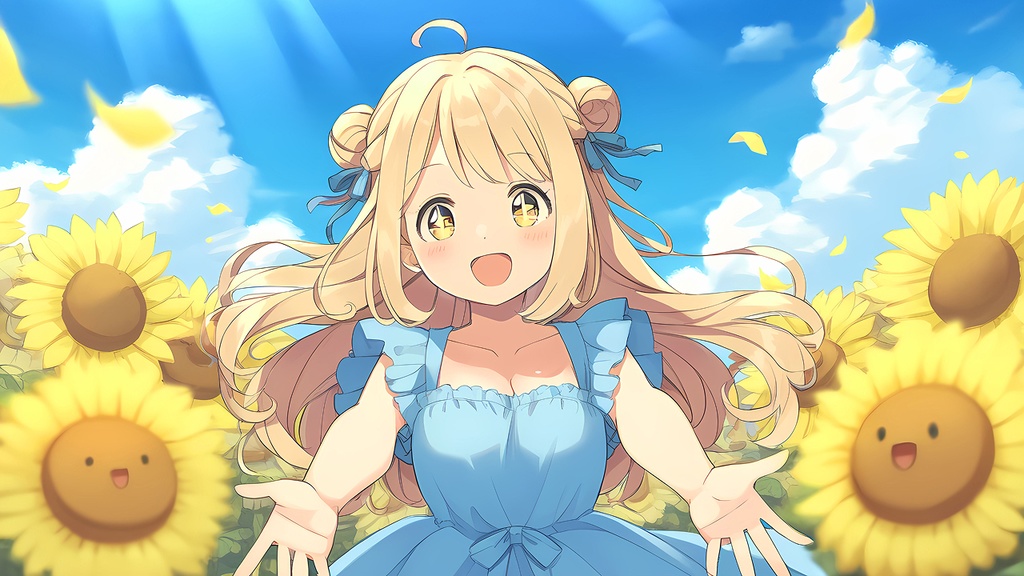 【フリーBGM】Sunflower's March!!