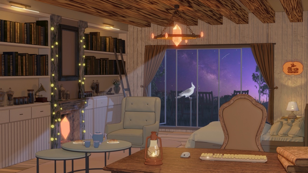 Vtuber用配信背景・配信室カスタマイズ制作