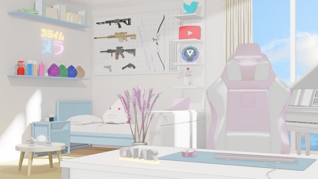 Vtuber用配信背景・配信室カスタマイズ制作