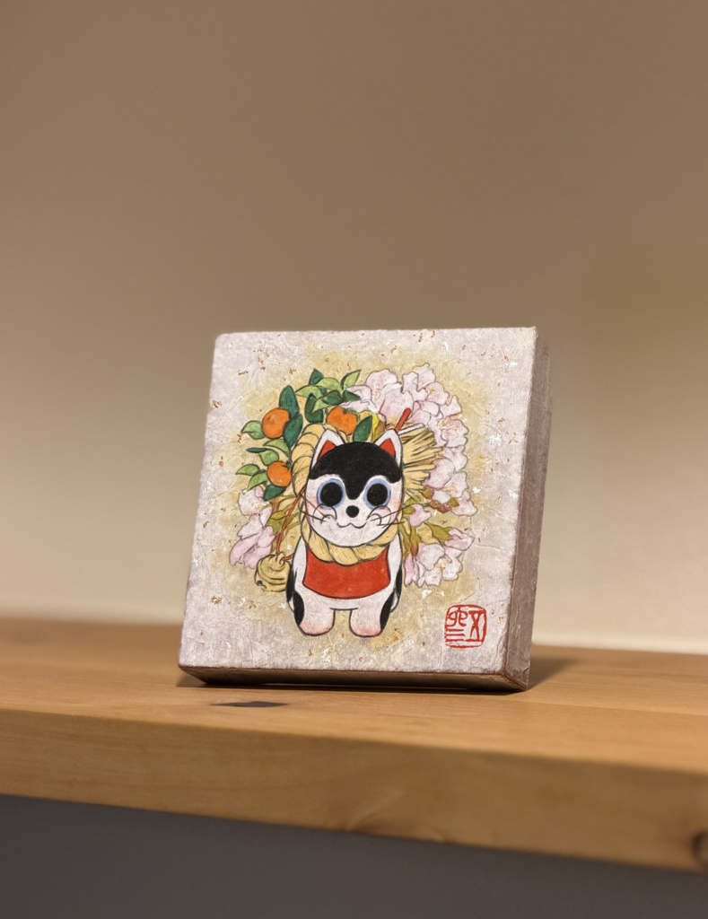 桜橘　たて耳犬張子