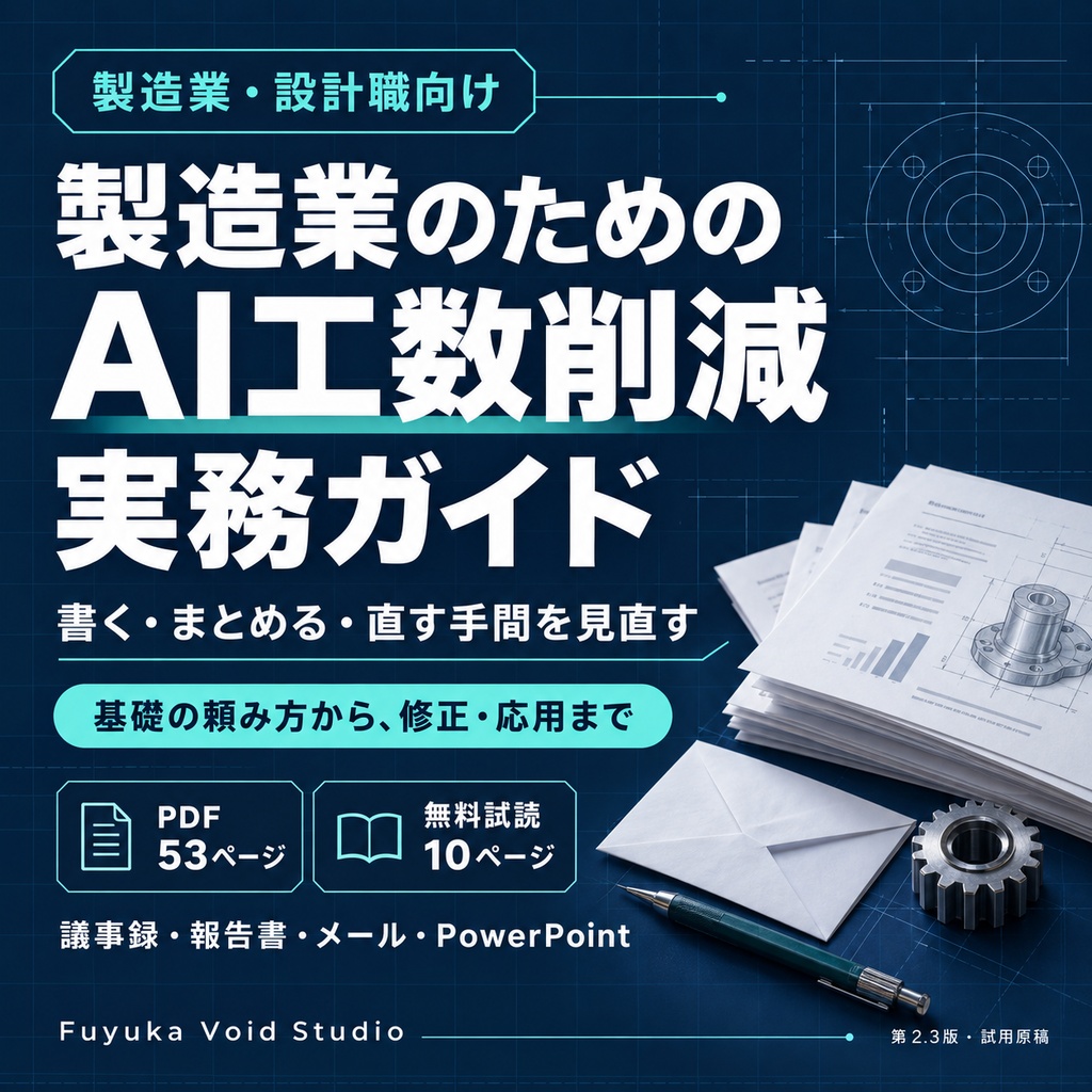 資料づくりで、今日も残業。製造業のためのAI時短入門