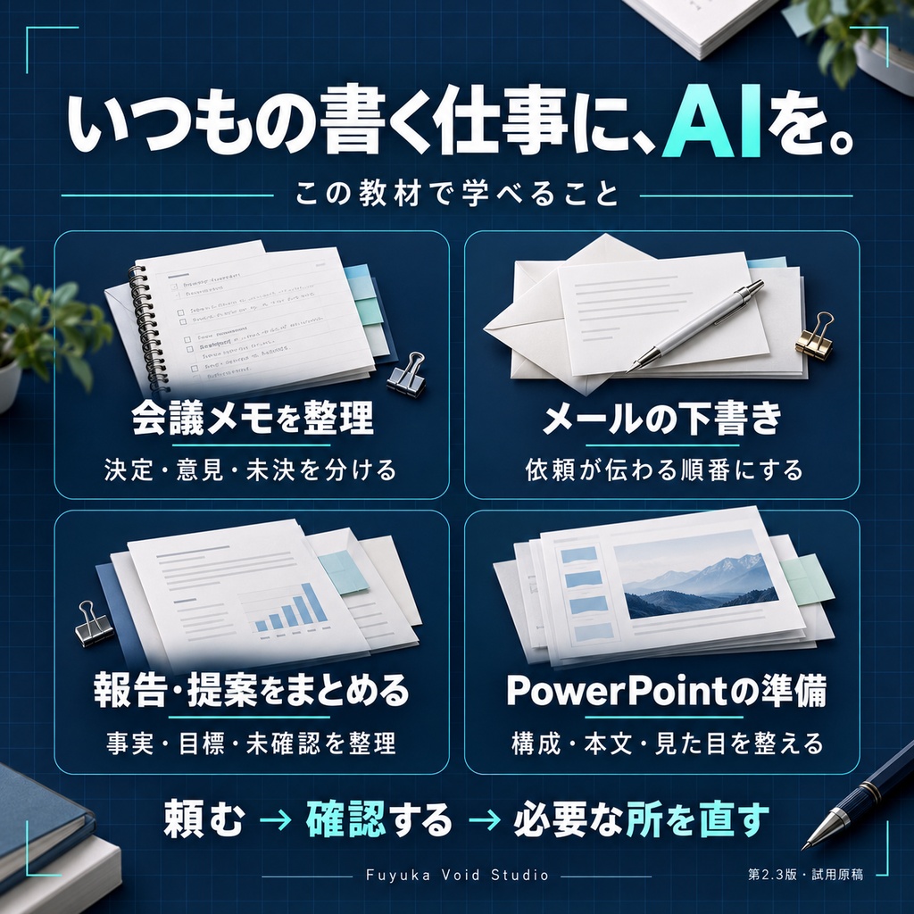 資料づくりで、今日も残業。製造業のためのAI時短入門