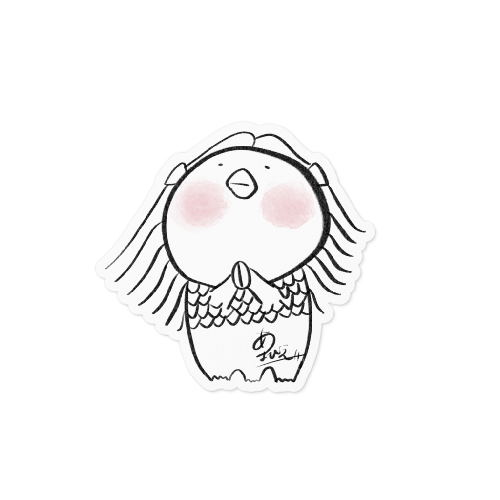 あまびえさま ステッカー