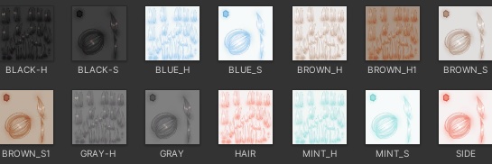 【まめひなた】ツインテール