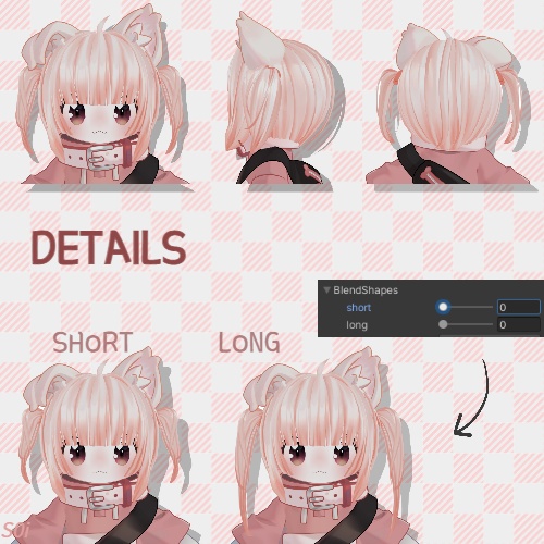 【まめひなた】ツインテール