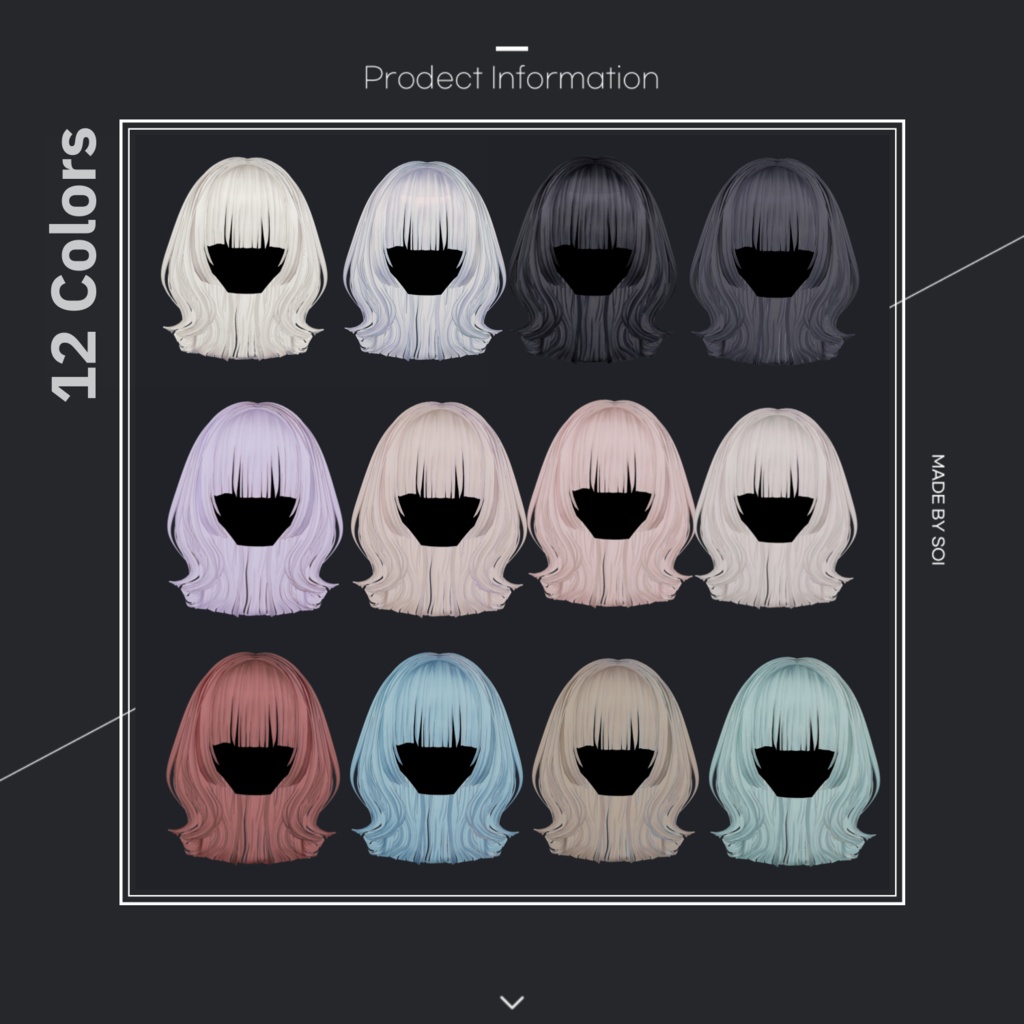 ミディアムレイヤードヘア / Medium Layered Hair