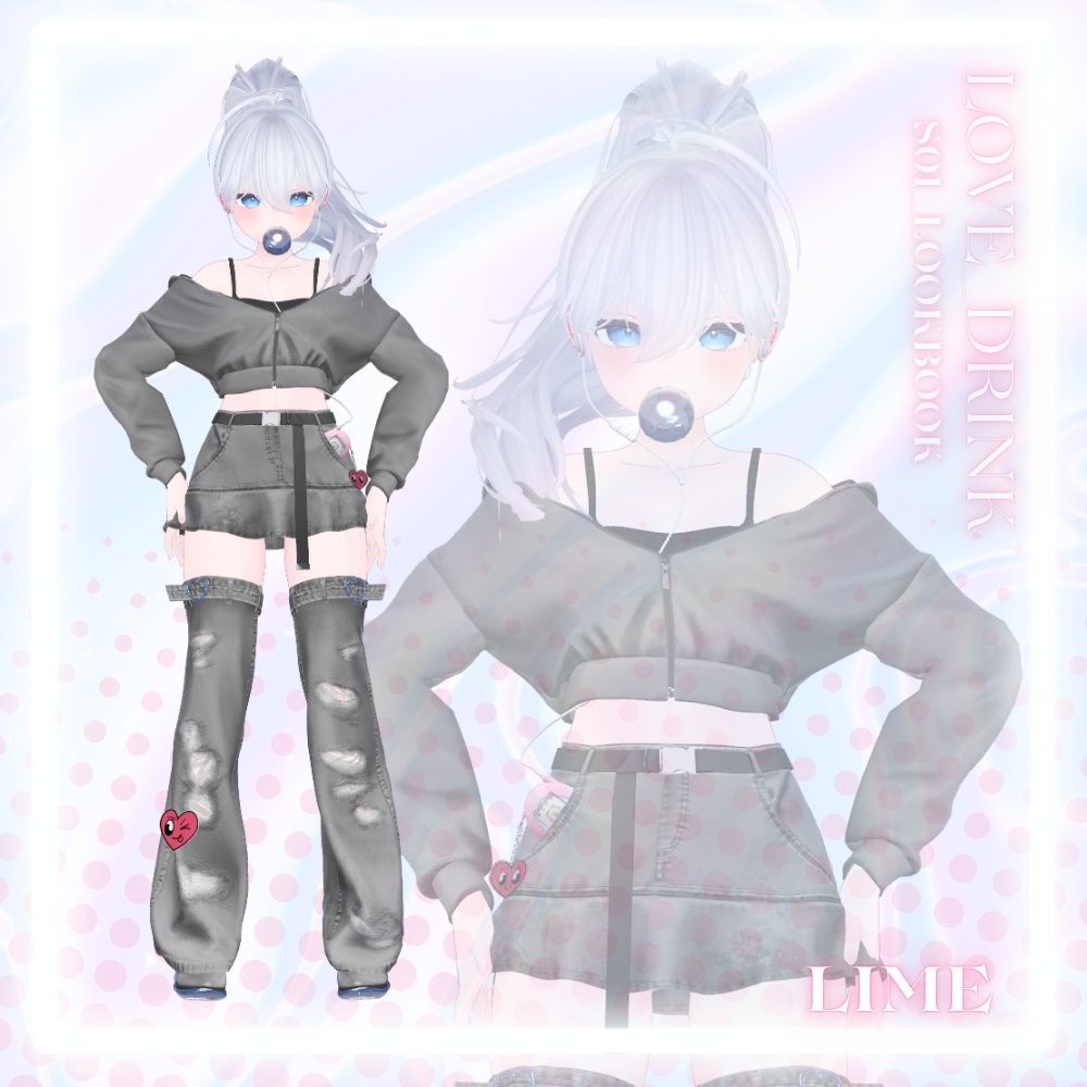 💗【On Sale !! 10アバター対応】 Love_Drink With S0i Lookbook 💗