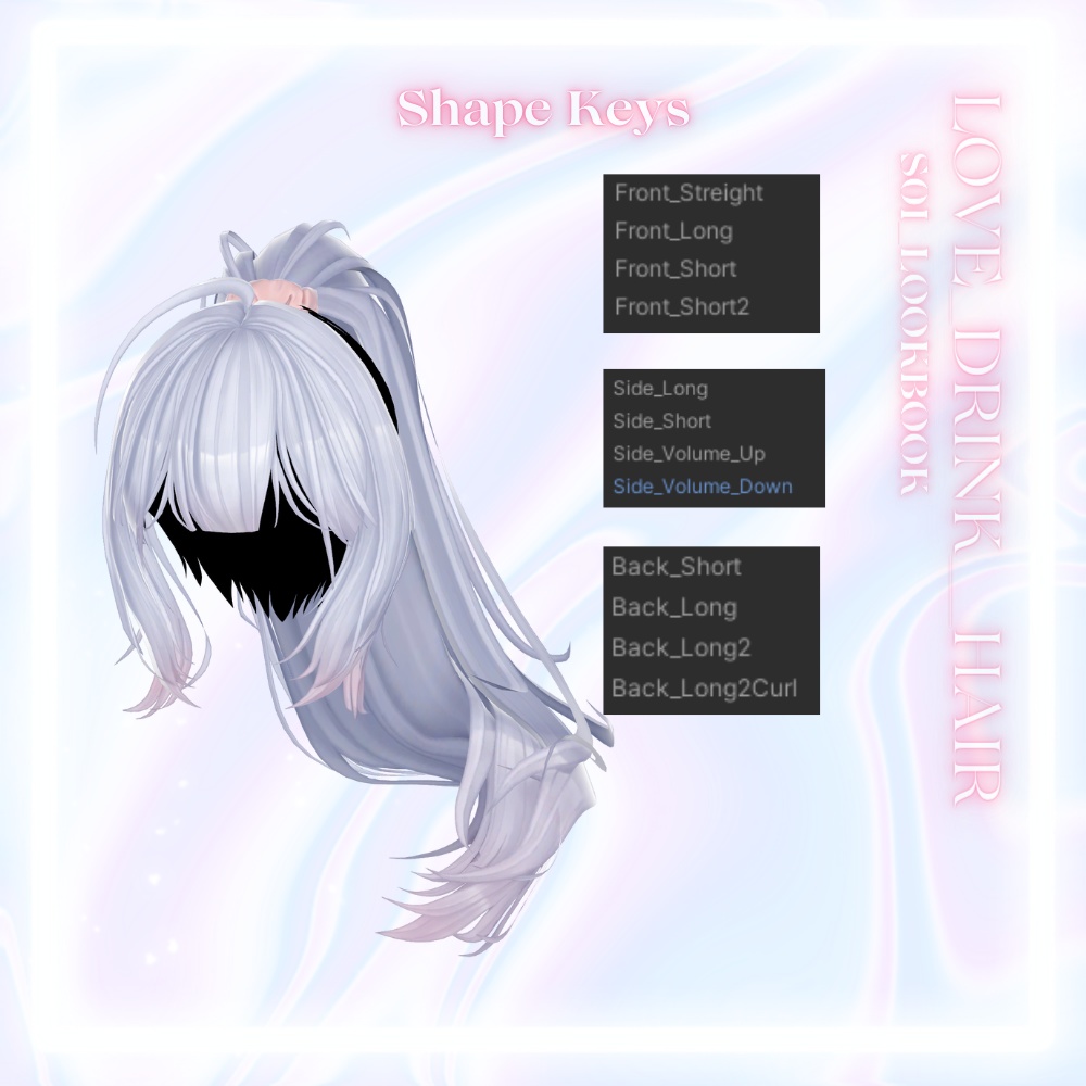 On Sale💗【5アバター対応】 Love_Drink_Hair With S0i Lookbook 💗