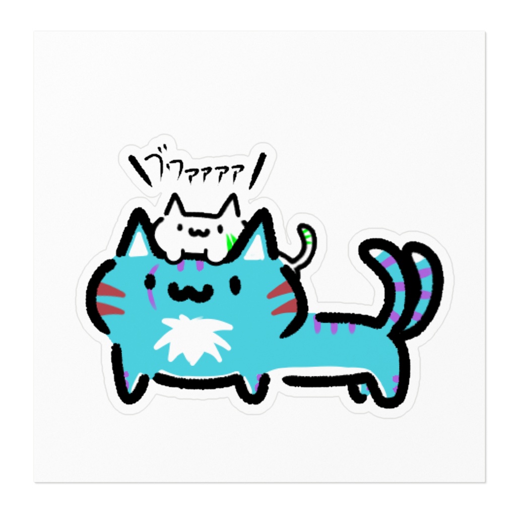 グスタフ イメージにゃんこステッカー