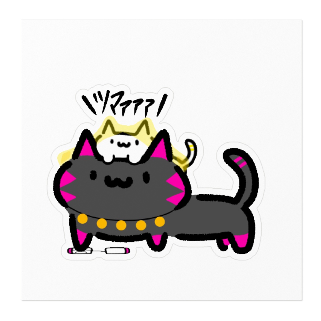 ルチアーノ イメージにゃんこステッカー