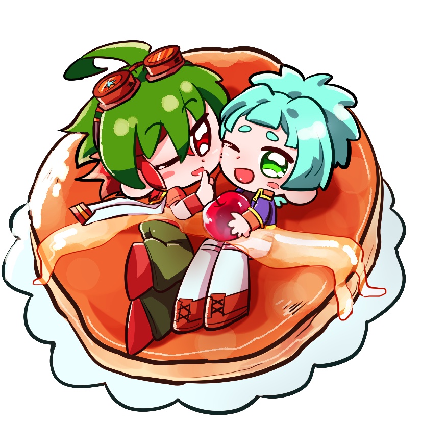 遊矢＆素良パンケーキアクリルキーホルダー