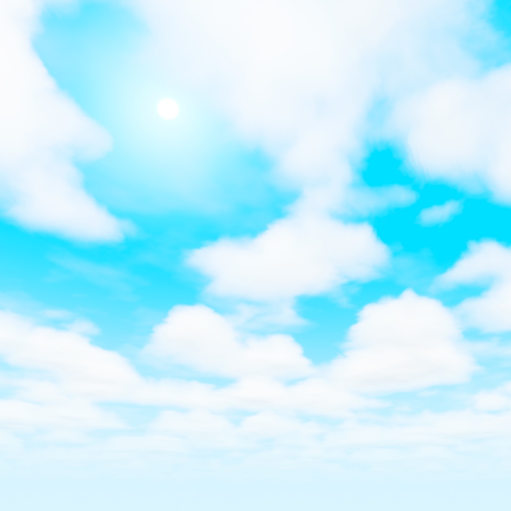 Beautiful Sky Shader - ボリューメトリック雲・昼夜サイクル・実世界星図 (Skybox)