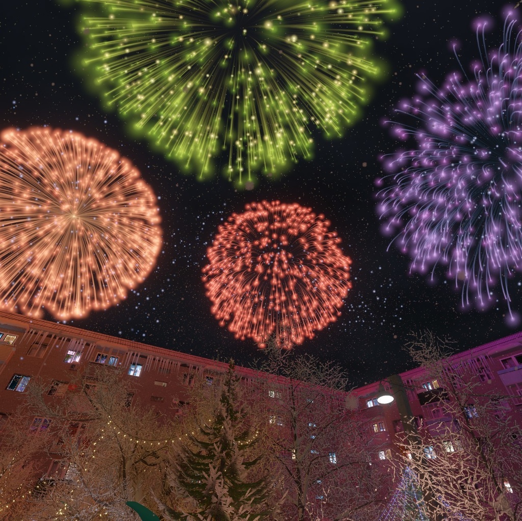 GPU Fireworks - GPU花火