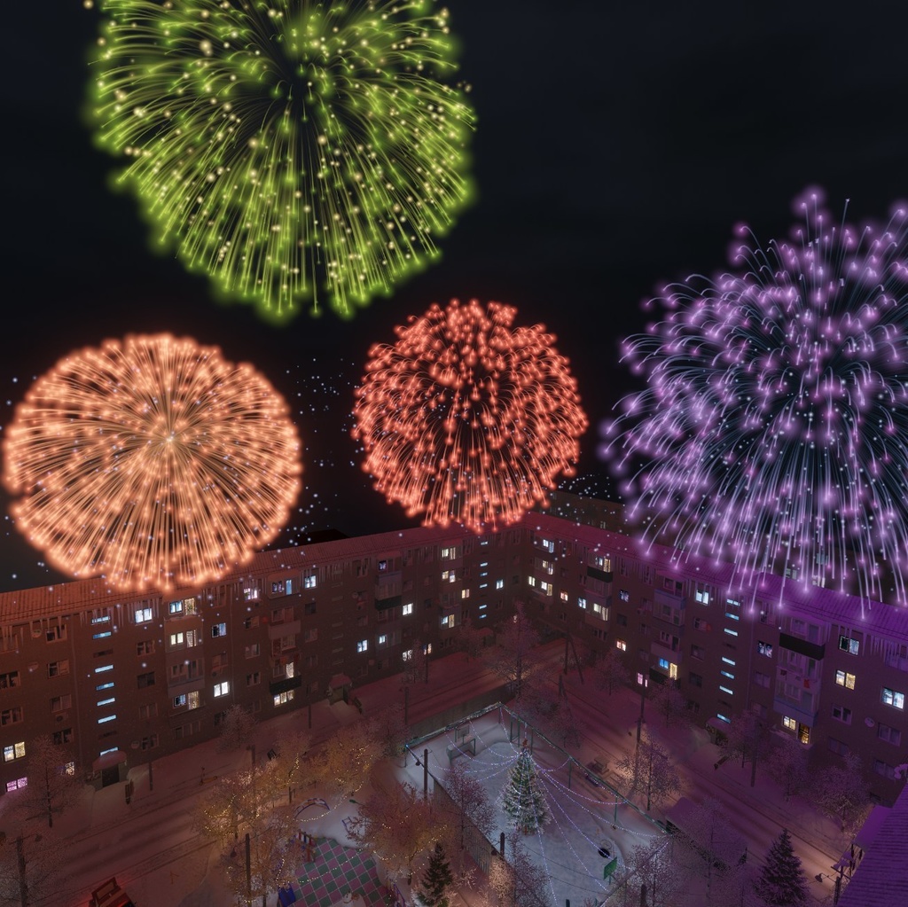 GPU Fireworks - GPU花火
