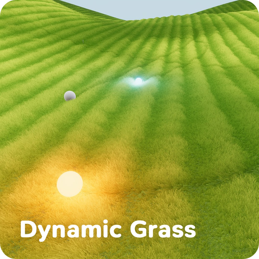 GPU Infinite Grass - 軽量高速GPU草描画システム
