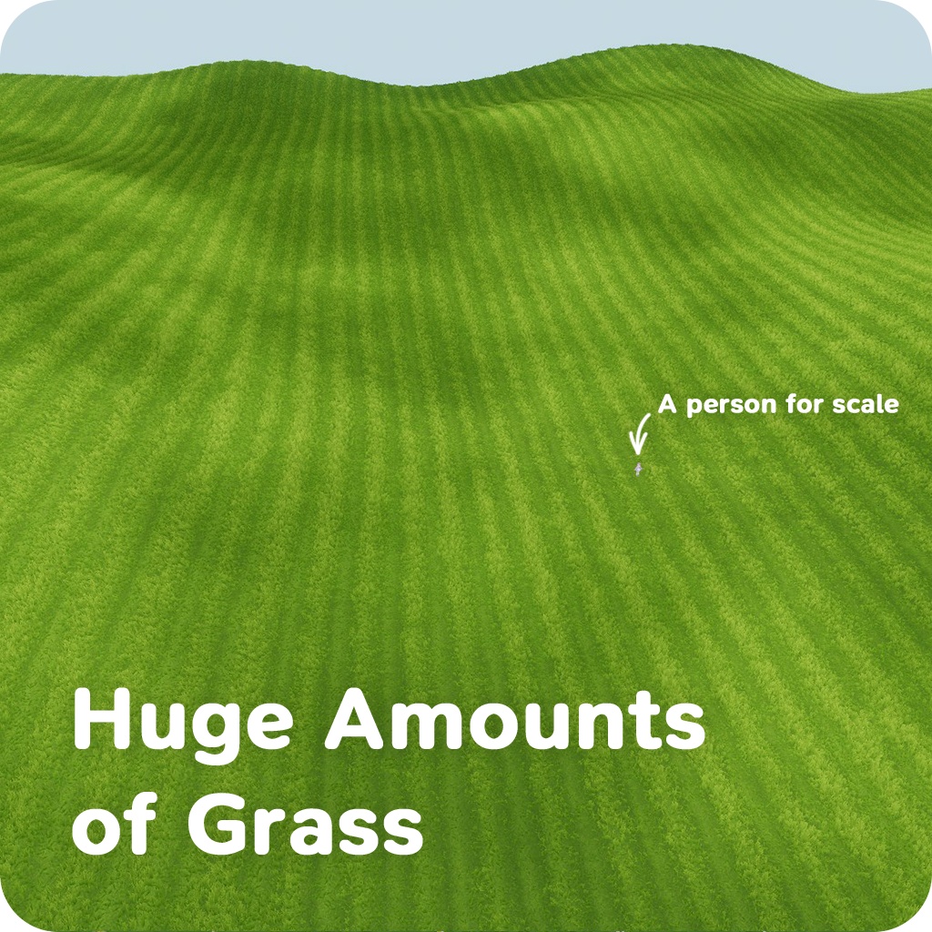 GPU Infinite Grass - 軽量高速GPU草描画システム