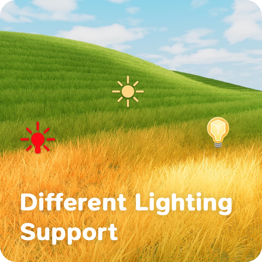 GPU Infinite Grass - 軽量高速GPU草描画システム