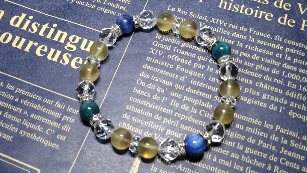 【まほやく】天然石イメージブレスレット【東の魔法使い】