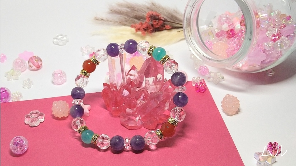 【まほやく】天然石イメージブレスレット【西の魔法使い】