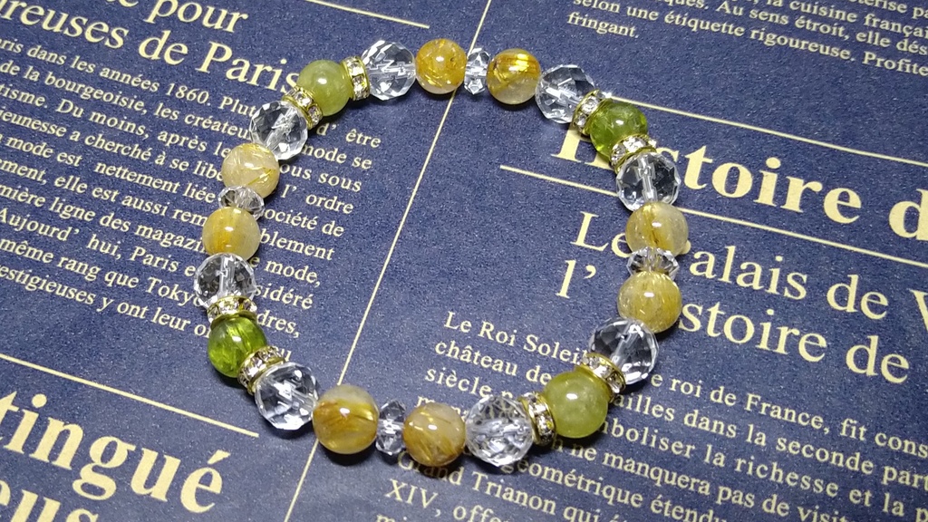 【まほやく】天然石イメージブレスレット【南の魔法使い】