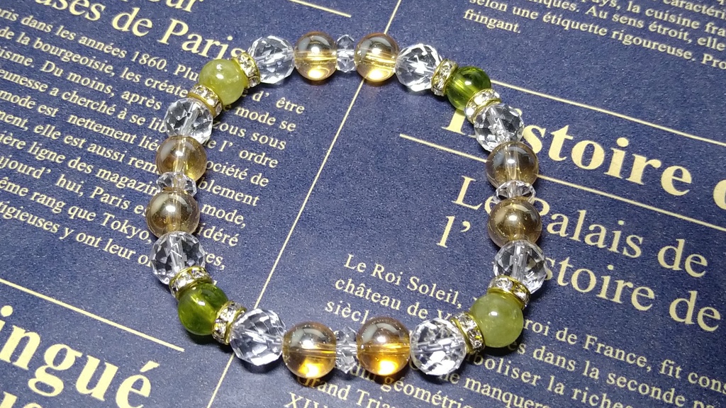 【まほやく】天然石イメージブレスレット【南の魔法使い】