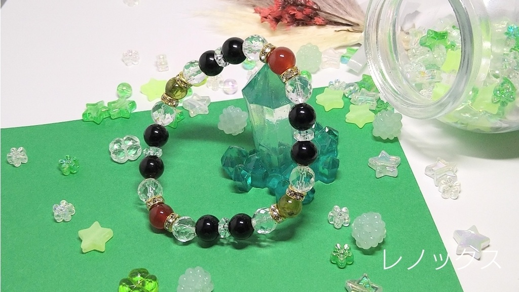 【まほやく】天然石イメージブレスレット【南の魔法使い】