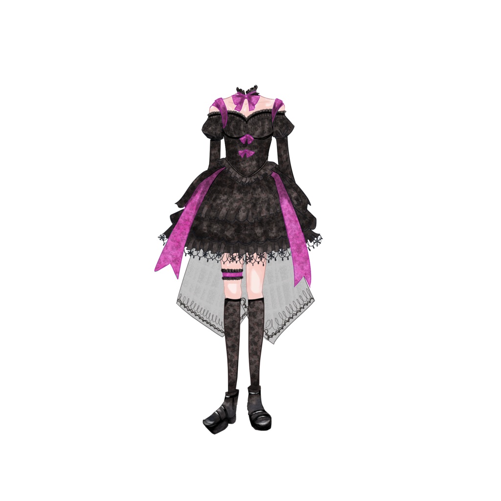 vtuberゴスロリ衣装
