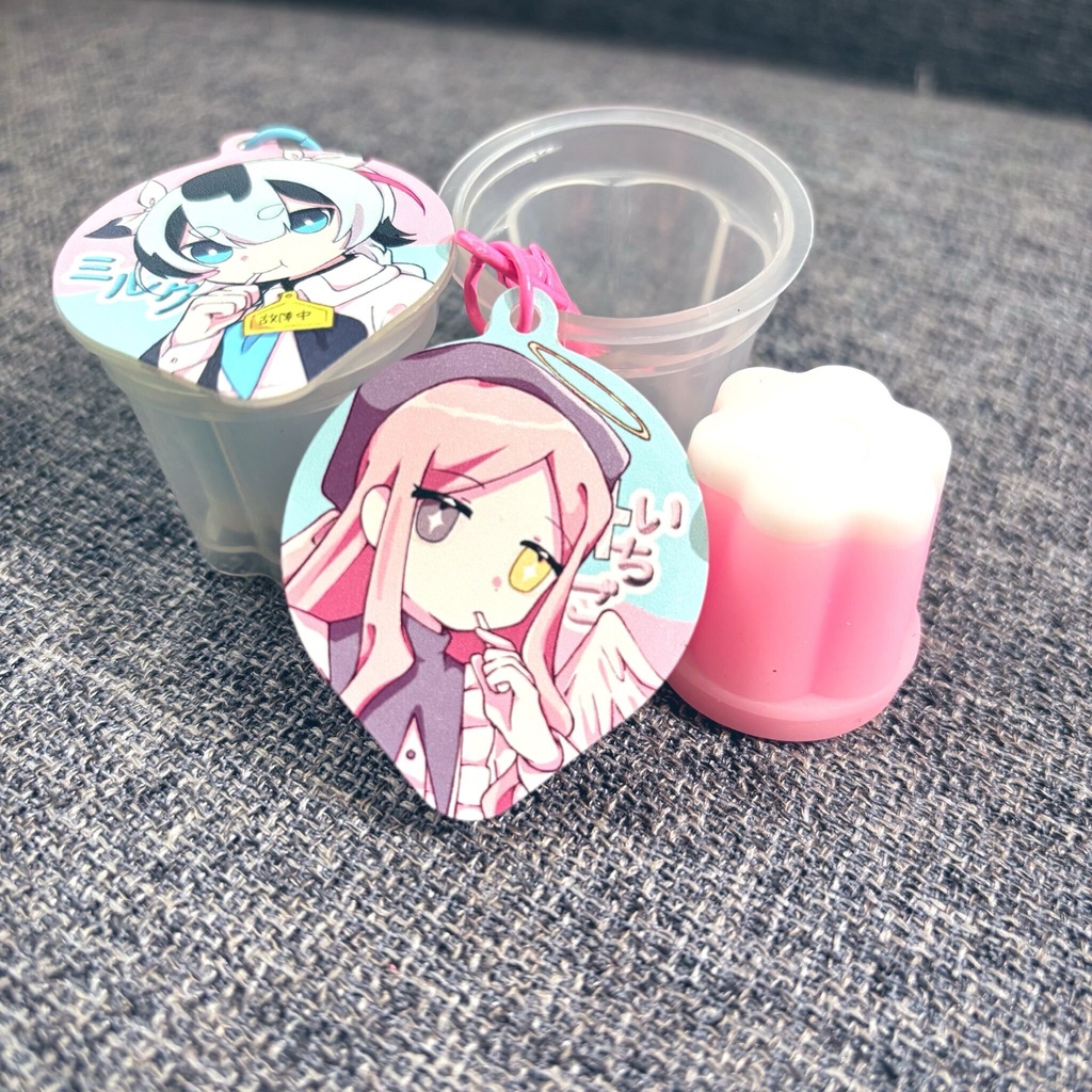 プリン型キーホルダー