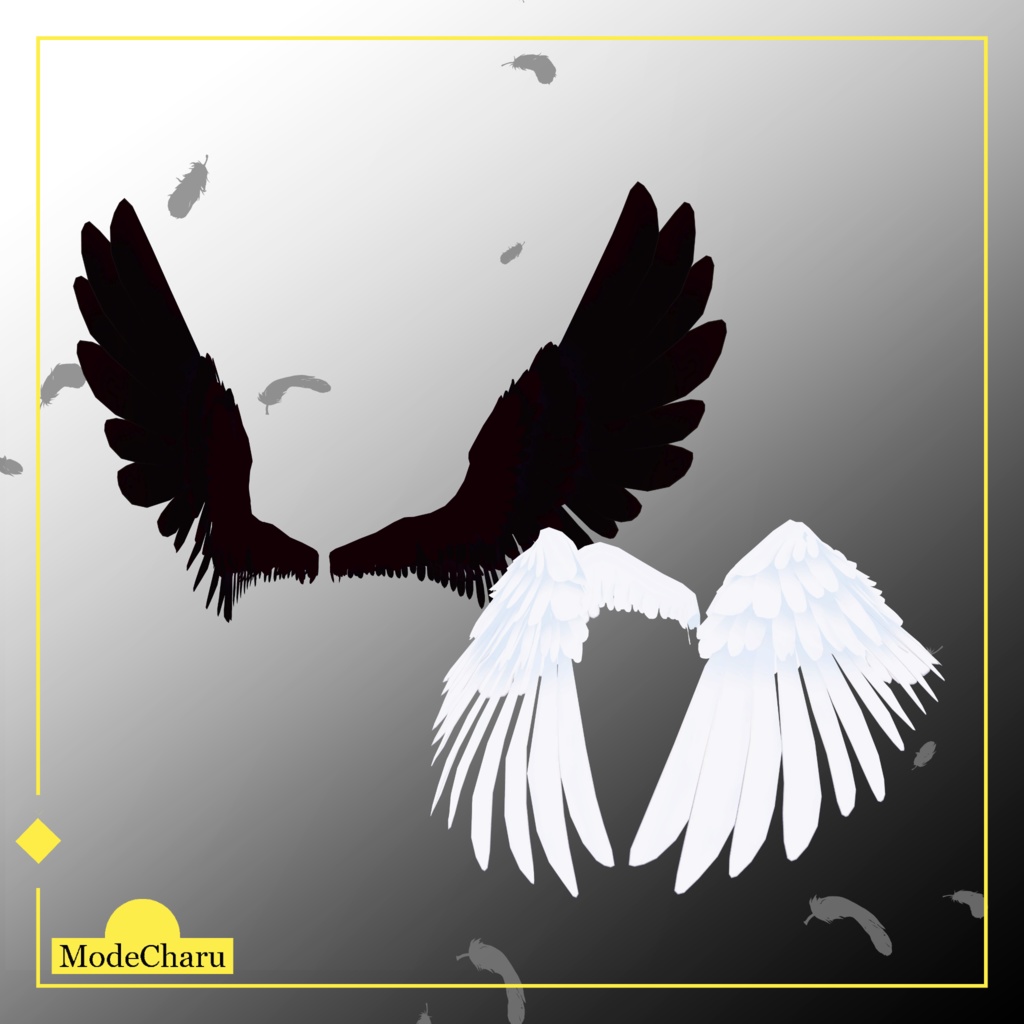 【アニメーション付き】見習い天使のエンジェルウィング