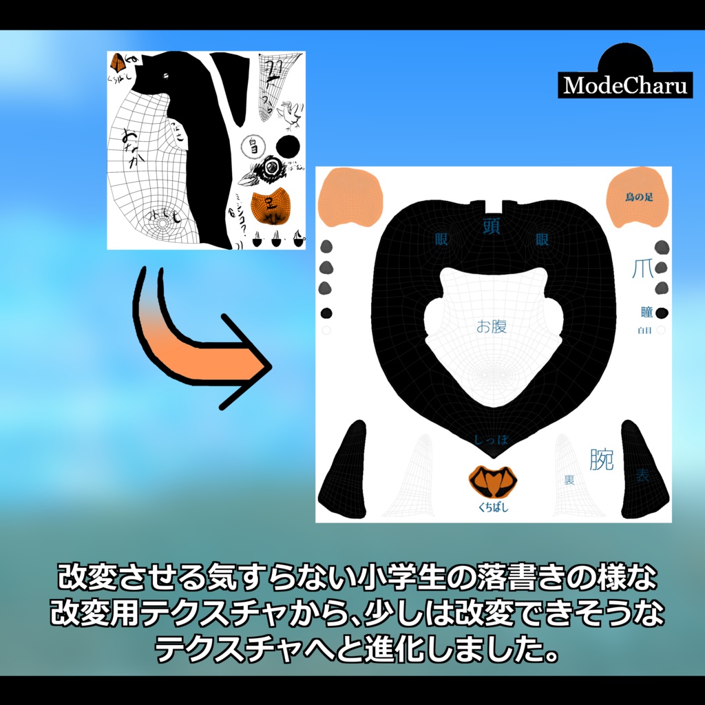 【オリジナル3Dモデル】アデリーなペンギン