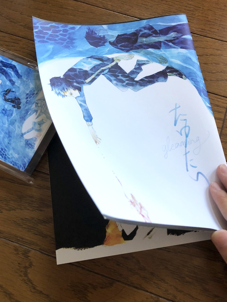 たゆたい リゼロ水彩イラスト本 ポストカード二枚 雨色灯 Booth