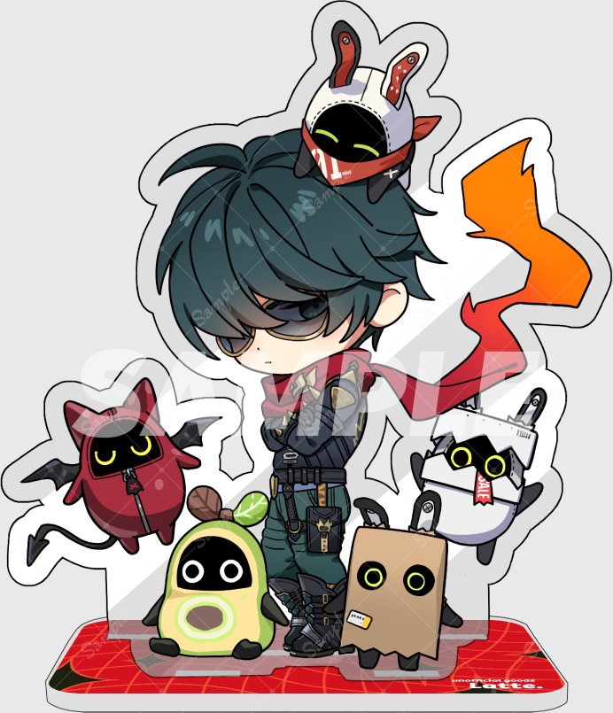 ボンプまみれライトさんアクスタ