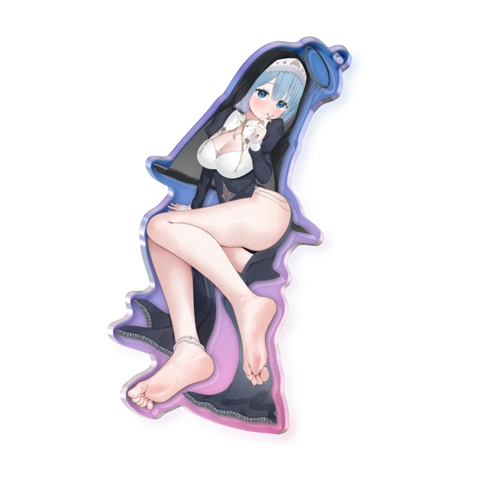 宵森つく音誕生日グッズ2026オーロラアクリルキーホルダー