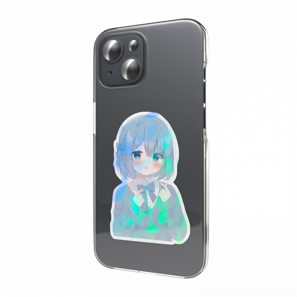 宵森つく音誕生日グッズ2026ホログラムスマホステッカー