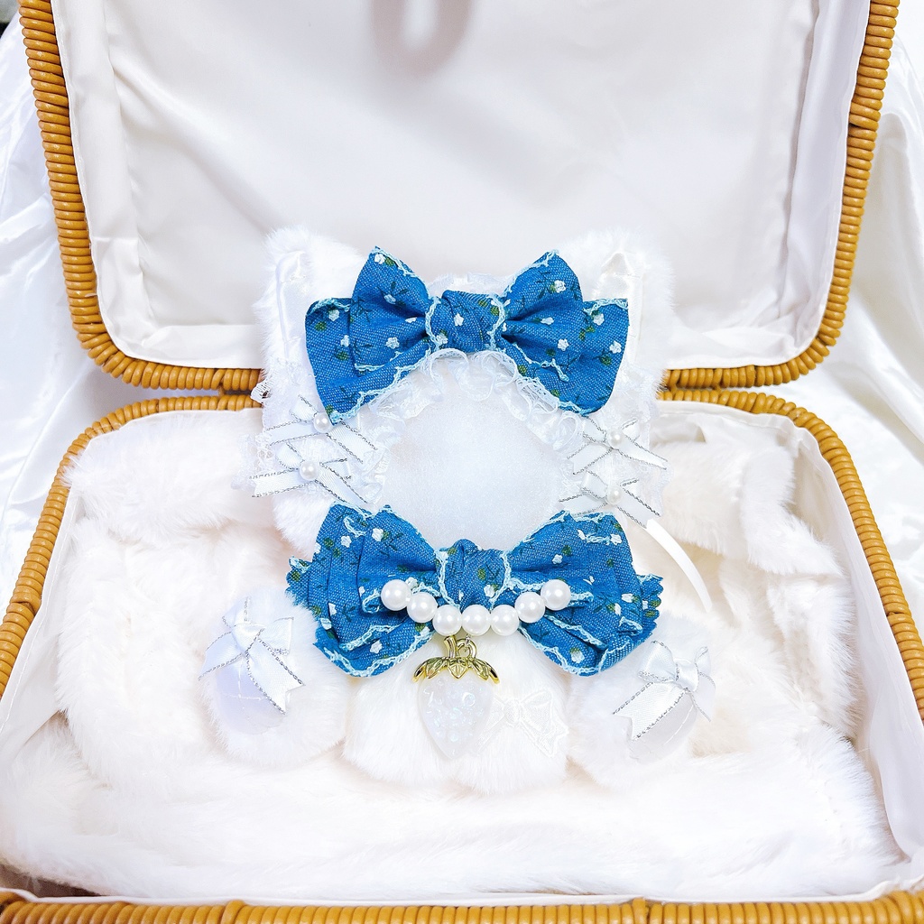 flower denim