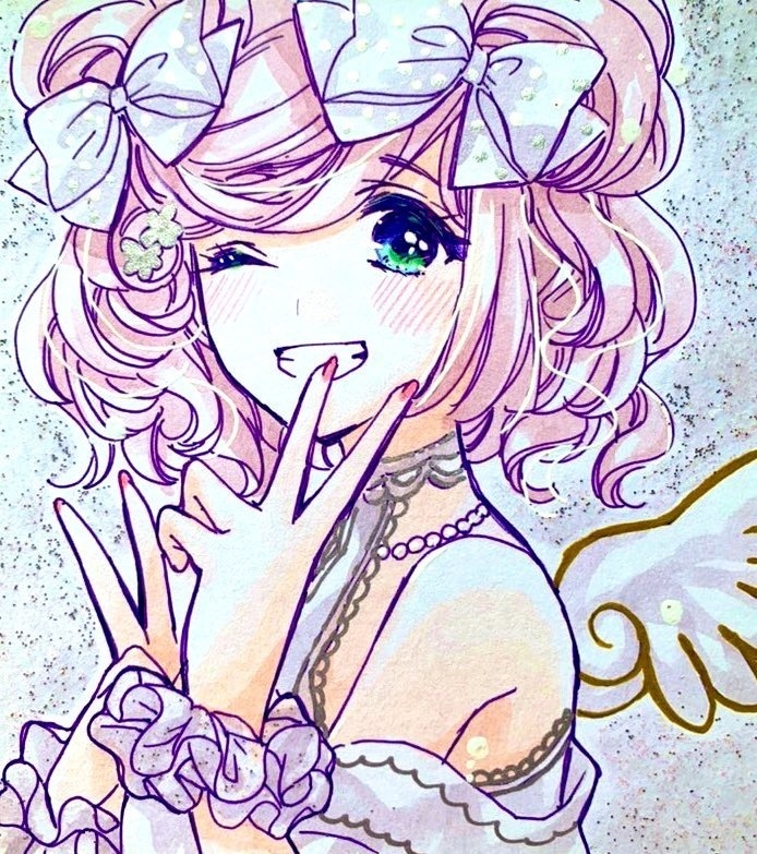 創作 リボン 小色紙