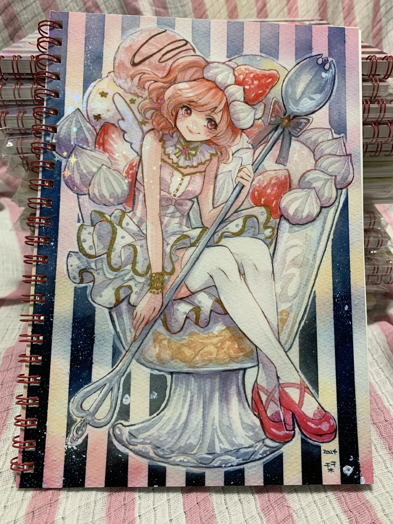 オリジナル　スケッチブック　ミルク展