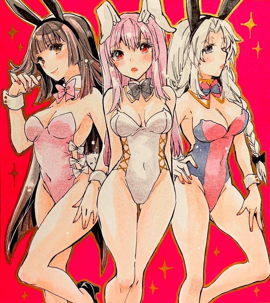 永夜抄　バニー　大色紙　