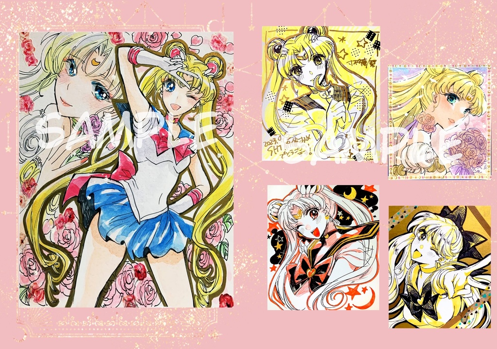 美パラ新刊 セラムン本 便箋など