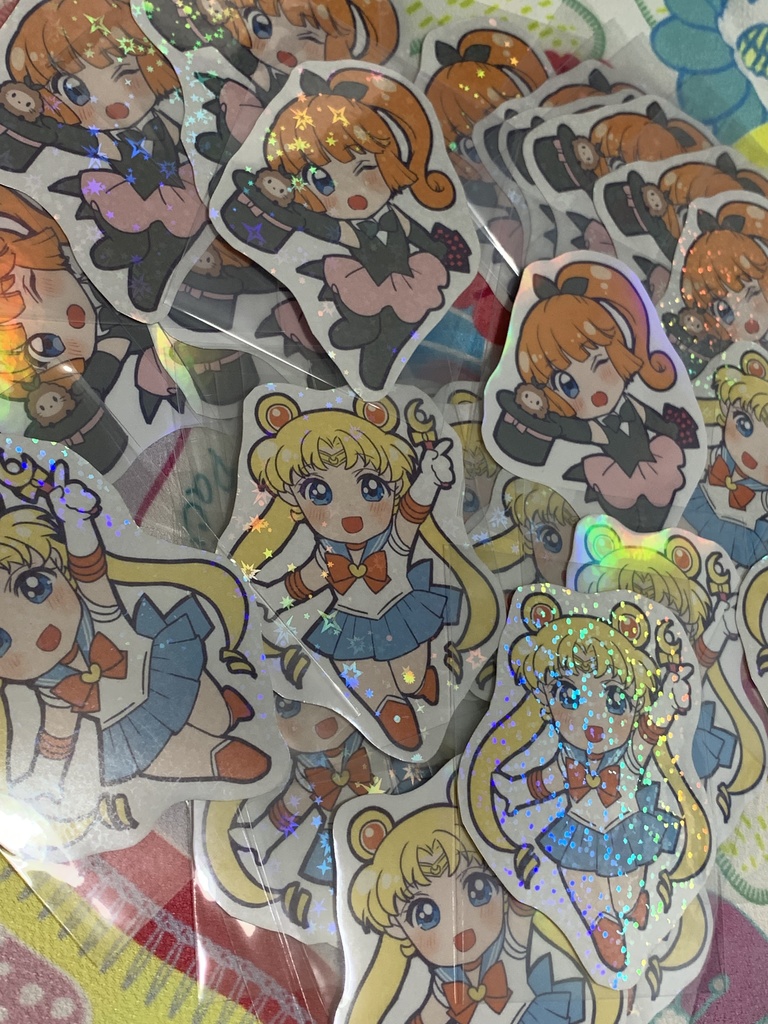 美パラ　シール二種類