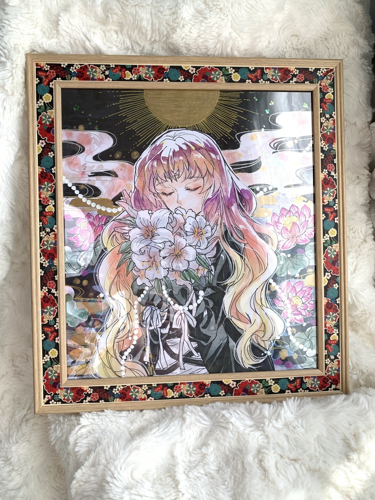 額装原画　聖白蓮　輪廻転生