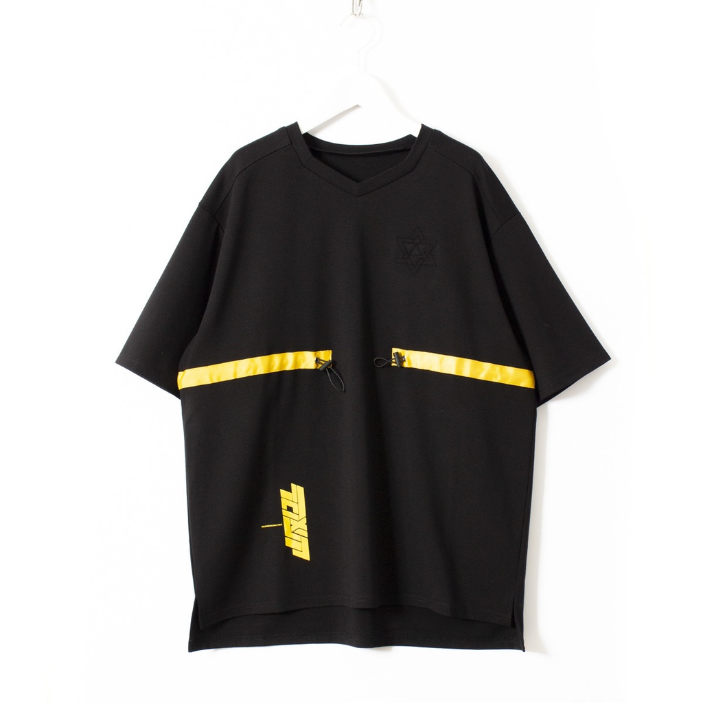 ピクセルネック オーバーサイズTシャツ