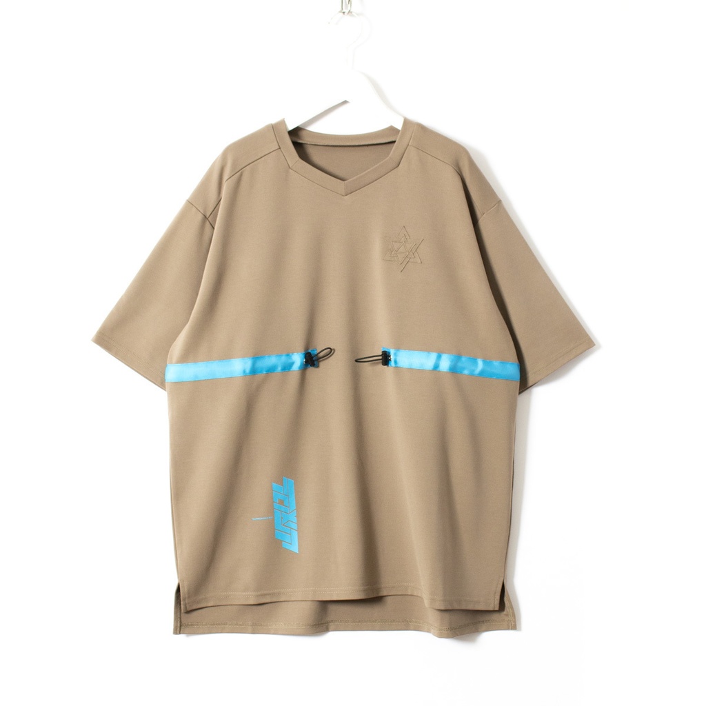 ピクセルネック オーバーサイズTシャツ