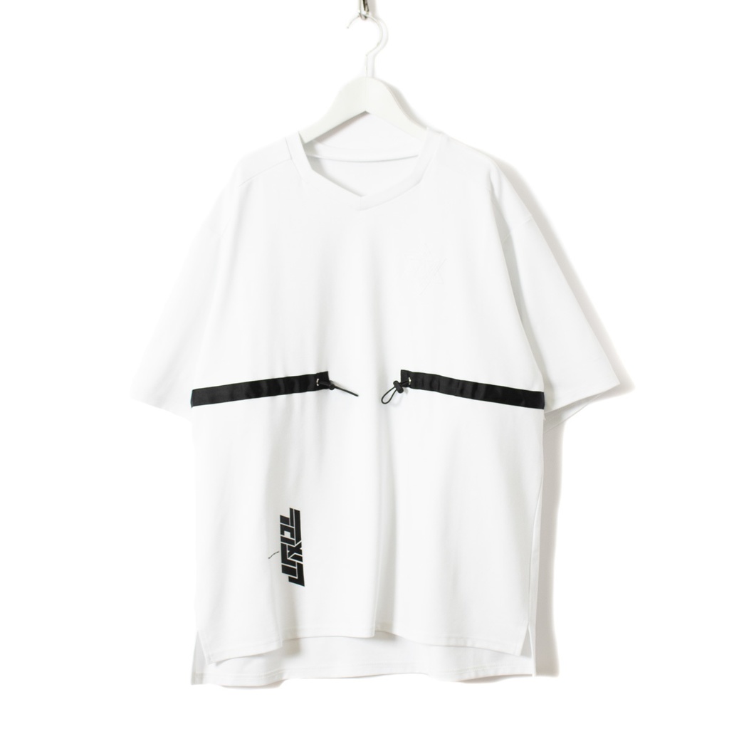 ピクセルネック オーバーサイズTシャツ