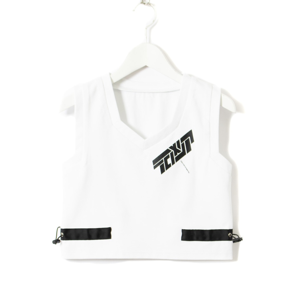 ピクセルネックタンクトップ